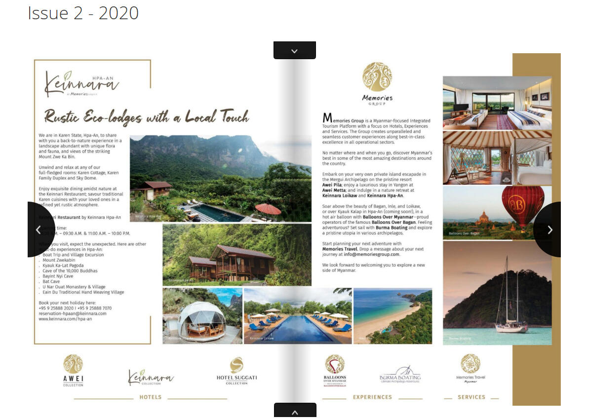 Featured article in Myanmar National Airlines 2020